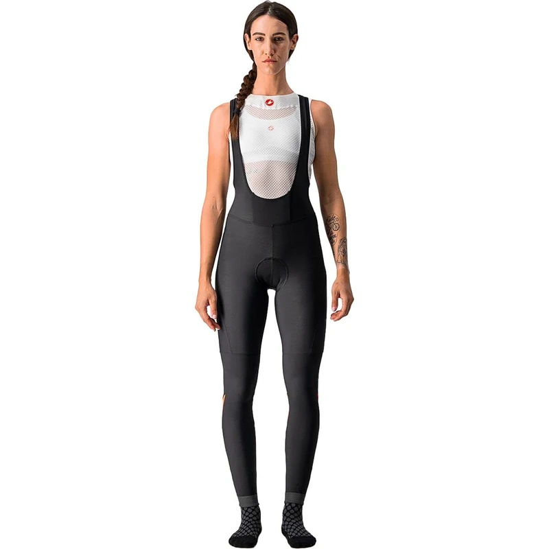 CASTELLI 4519544-288 VELOCISSIMA BIBTIGHT Leggings Women's Black/Brilliant Pink S