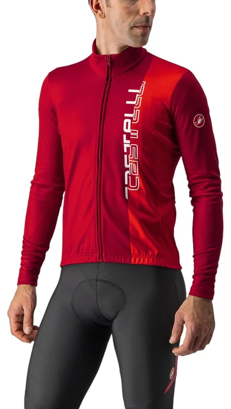 CASTELLI Men's Traguardo Jersey Fz Sweatshirt, Pro Red/Red, M