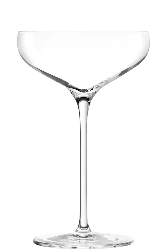 Stölzle Lausitz Swing Champagne Bowls Swing Set of 6 I Made of High-Quality Crystal Glass 300 ml I Champagne Glasses Set Dishwasher Safe I High Breakage Resistance