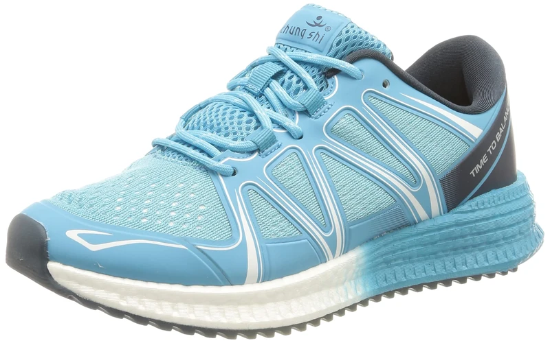 chung shi Women's Duxfree run2balance Flow Laufschuh, Hellblau, 38 EU