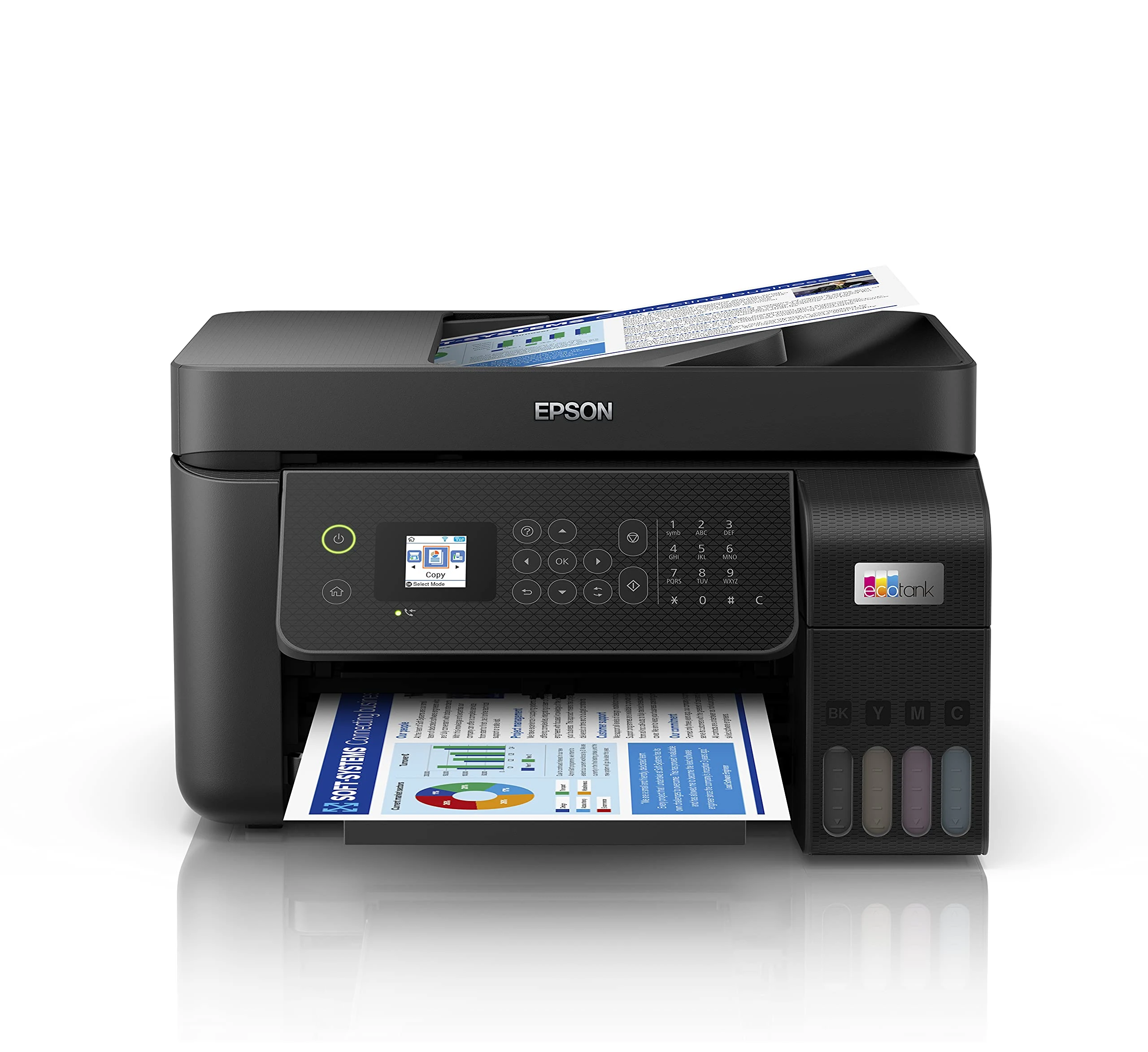 Epson EcoTank ET-4800 A4 Multifunction Wi-Fi Ink Tank Printer with a Included Stock of Inks up to 3 Years