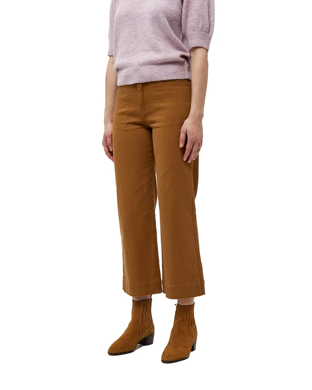 Desires Florence Pants, Brown Trousers Women, Spring Trousers For Women Uk, Size 8 - Image 1