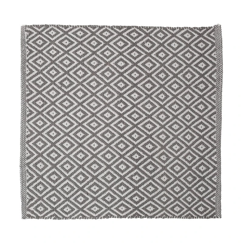 Sealskin Trellis Bath mat 60x60 cm Cotton Grey