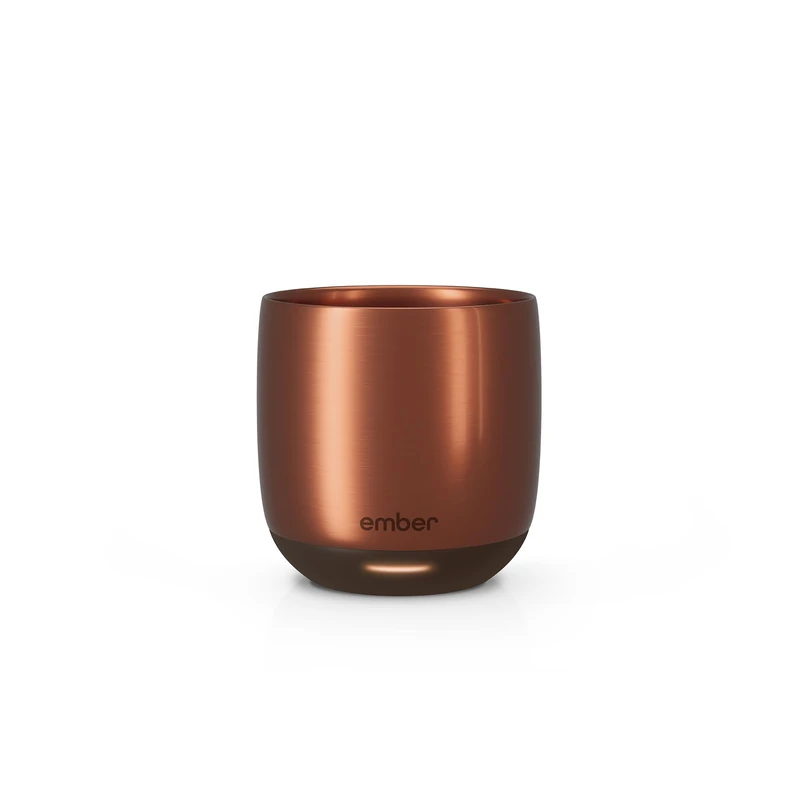 Ember Temperature Control Smart Cup, 6 oz, App-Controlled Heated Coffee Cup, Espresso Mug with 90 Min Battery Life, Copper