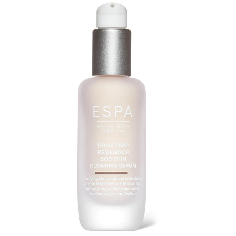 ESPA | Tri-Active™ Resilience SOS Skin Clearing Serum | 30ml | Helps Reduce Appearance of Blemishes & Redness, Supports Healthy Skin Microbiome | Menopause Friendly