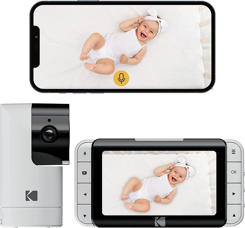 KODAK Cherish C525P Intelligent Video Baby Monitor - 5 inch HD