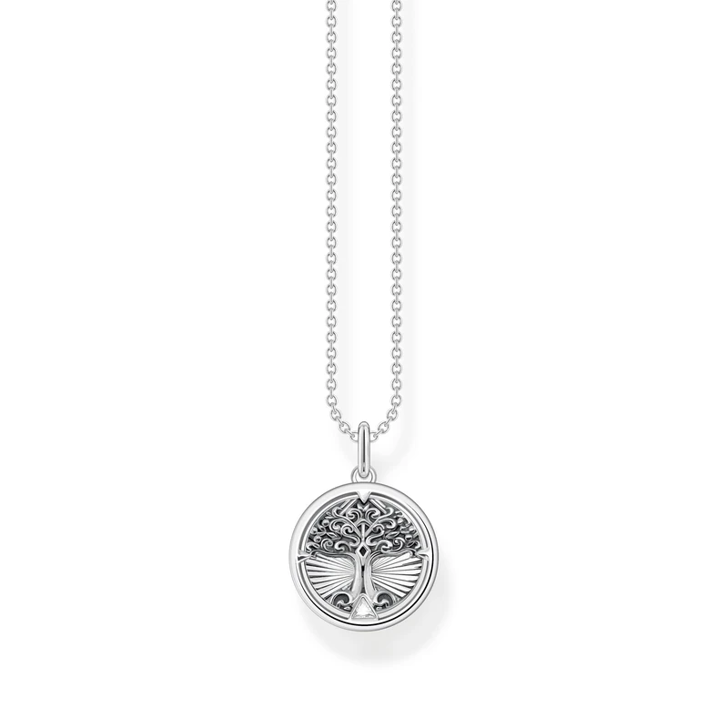 THOMAS SABO KE2137-643-21-L45V Tree of Love 925 Sterling Silver Chain Length 40 cm - 45 cm