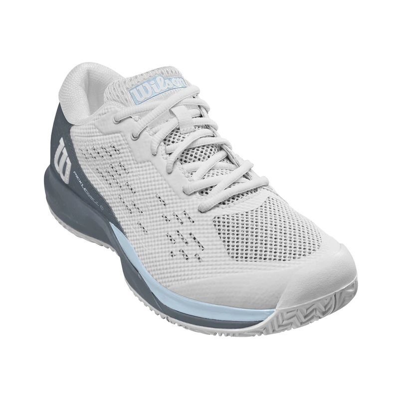 Wilson Womens Rush Pro Ace Pickler, White/Grey/Baby Blue, 3.5 UK - Image 1