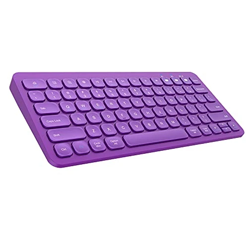 PINKCAT Multi-Device Bluetooth Keyboard - Purple
