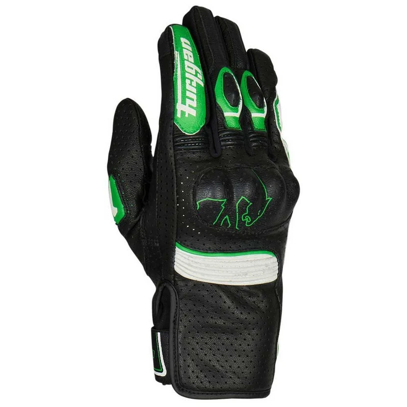 Furygan TD Roadster Sports Equipment for Fans, Men, Black-Green-White (Multicoloured), S - Image 1
