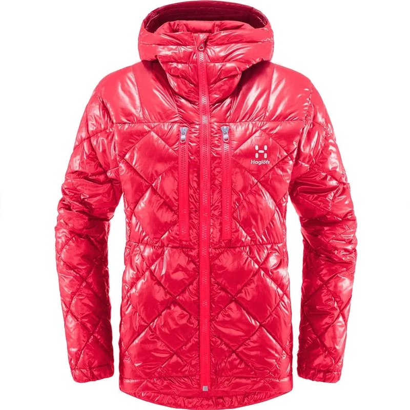 HAGLOFS 604726_4Q8 ROC MIMIC Q HOOD Jacket Women's DALA RED Size S