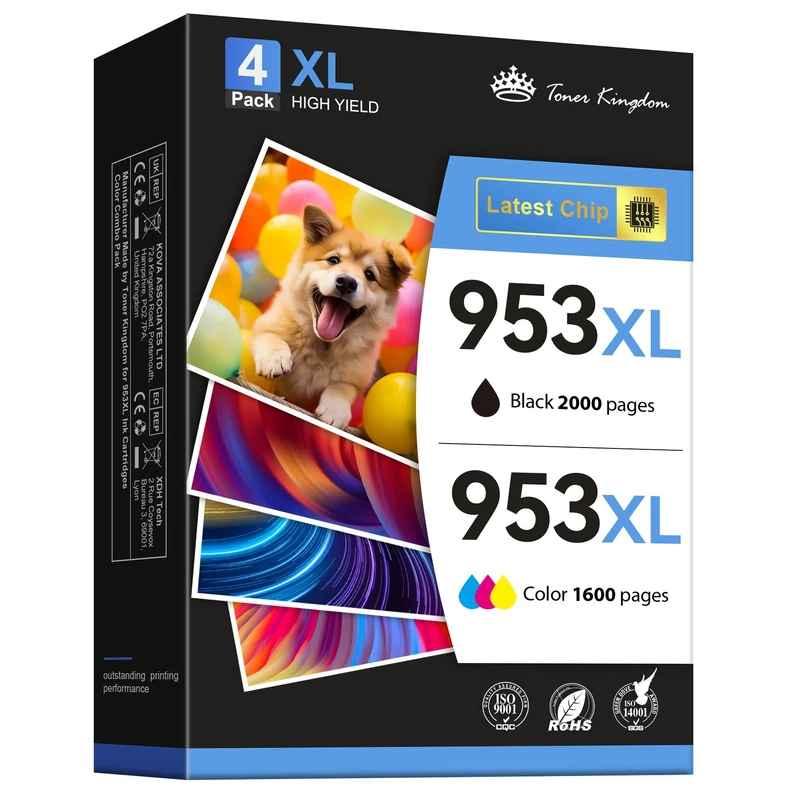 Toner Kingdom Remanufactured Ink Cartridges Replacement for 410XL T410XL 410 XL Expression XP-530 XP-630 XP-635 XP-830 XP-640 XP-7100 (Black, Cyan, Magenta, Yellow, Photo Black, 5-Pack)