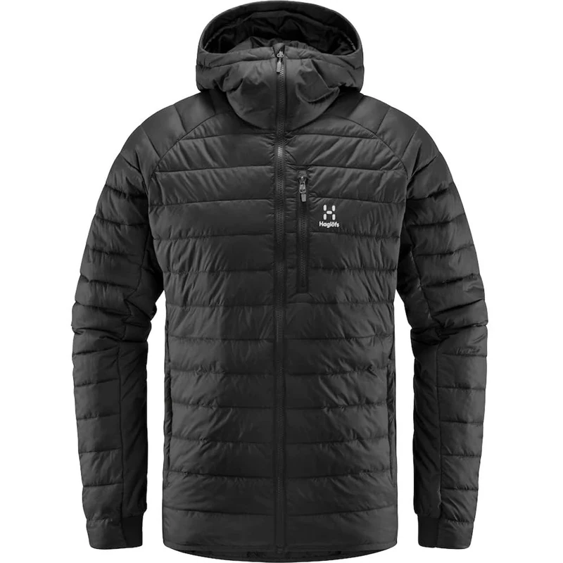 HAGLOFS 604676_2VT SPIRE MIMIC HOOD Jacket Men's TRUE BLACK SOLID Size S