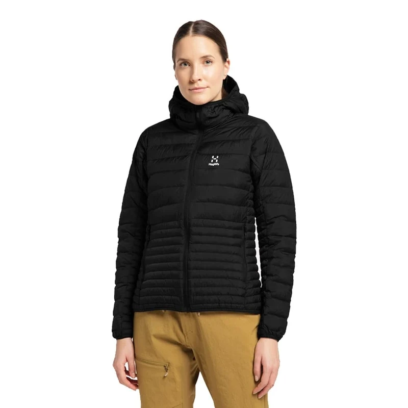 HAGLOFS 605048_2C5 MICRO NORDIC DOWN Q Jacket Women's TRUE BLACK Size XS