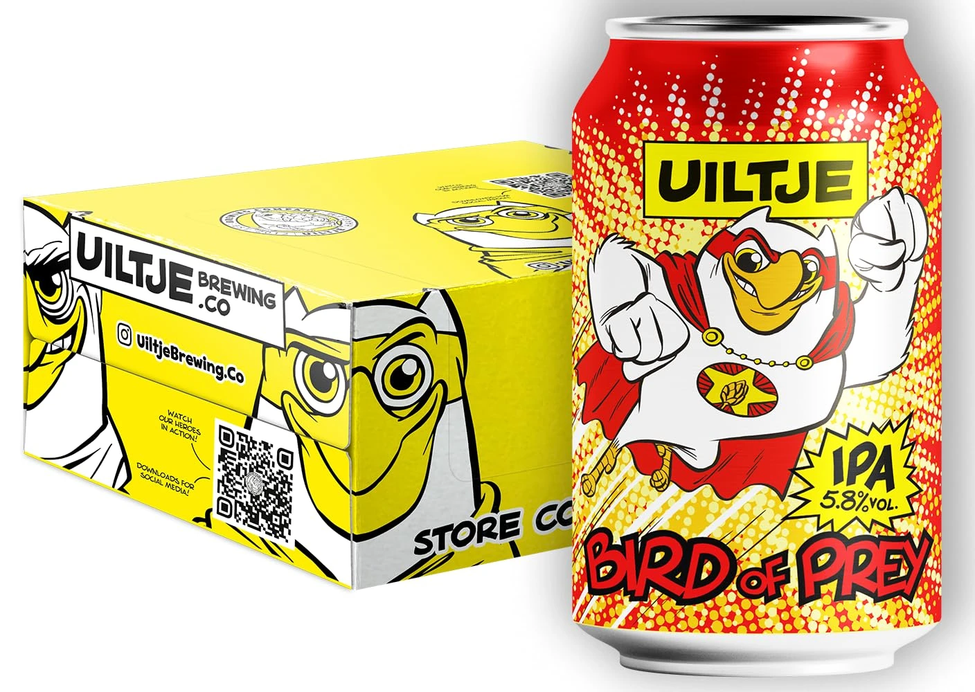 Uiltje | Bird of Prey IPA 5.8% ABV | 12 x 330ml Cans
