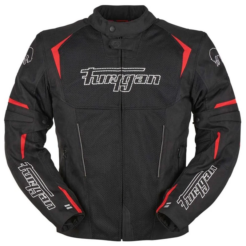 Furygan Mens 3-in-1 Ultraspark Jacket, Black-red, M UK