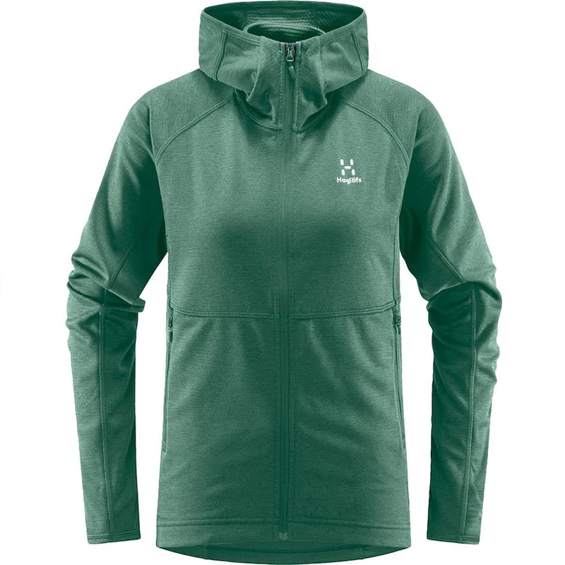 HAGLOFS 605072_4HQ SKUTA Q HOOD Sweatshirt Women's FJELL GREEN Size S