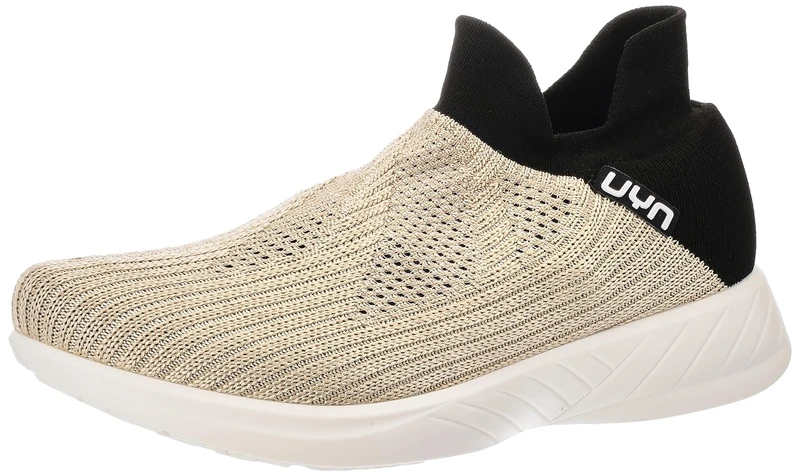 UYN Y100059-M103 Free Flow Metal Sneaker Women Sand UK 6.5