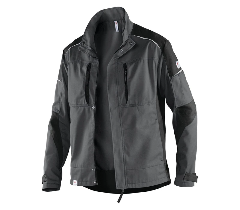 KÜBLER Workwear Men's Jacket, Anthracite/Black, XXL