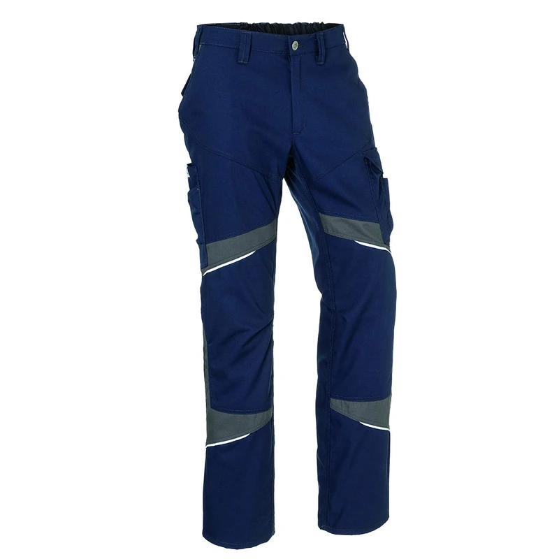 KÜBLER Workwear Women's Trousers Pants, Dark Blue/Anthracite, 30