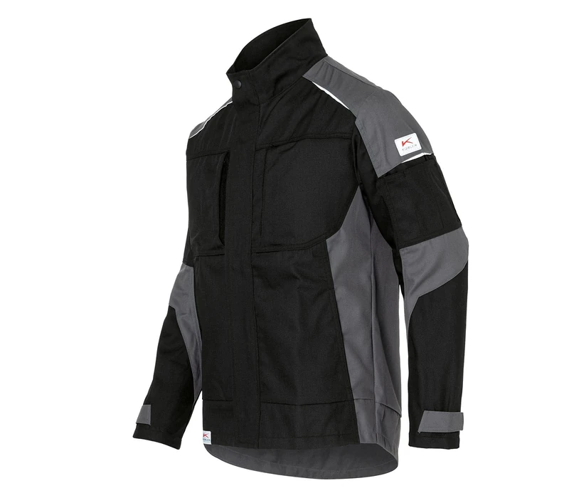 KÜBLER Workwear Men's Jacket, Black/Charcoal, S