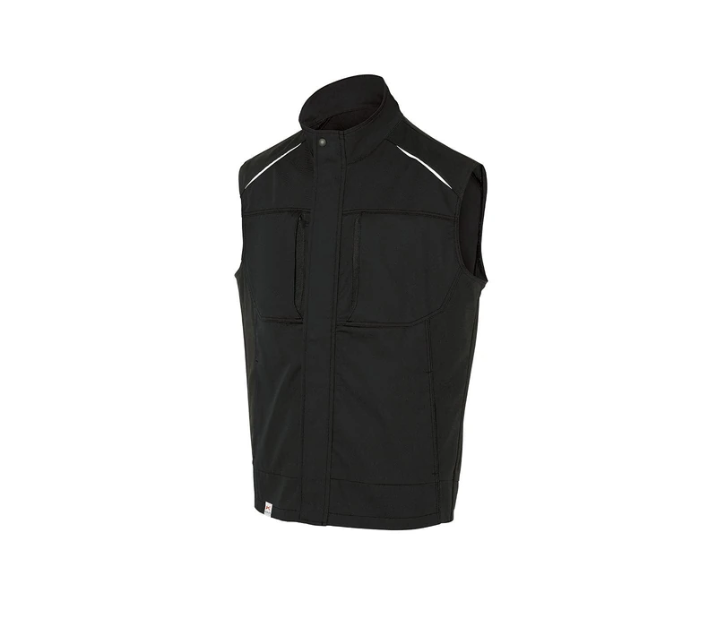 KÜBLER Workwear Men's Weste Vest, Black, 4XL