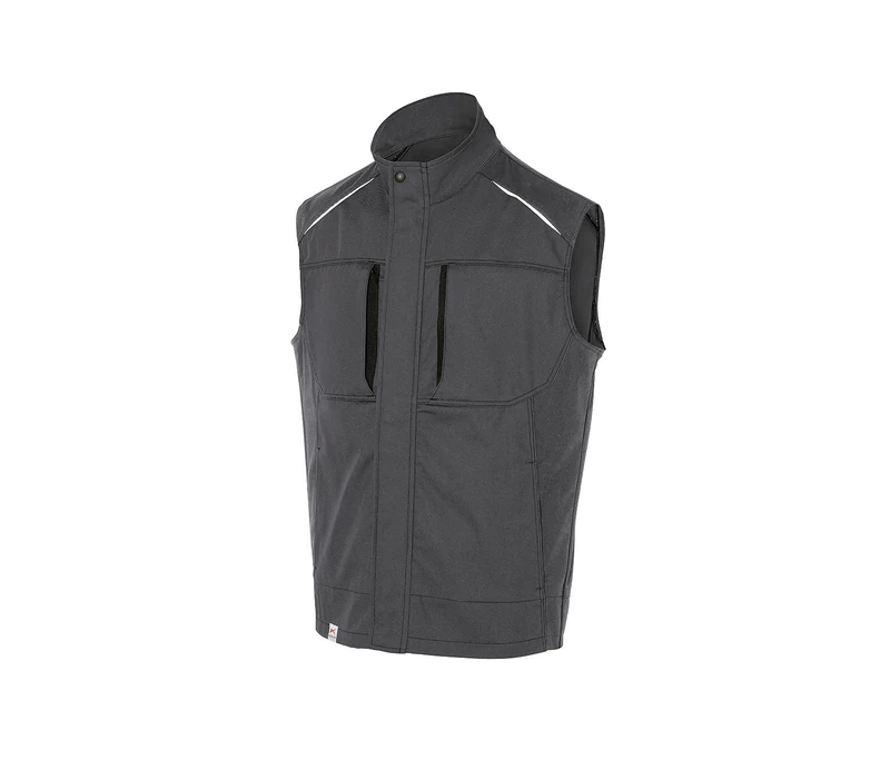 KÜBLER Workwear Men's Weste Vest, Charcoal, L - Image 1