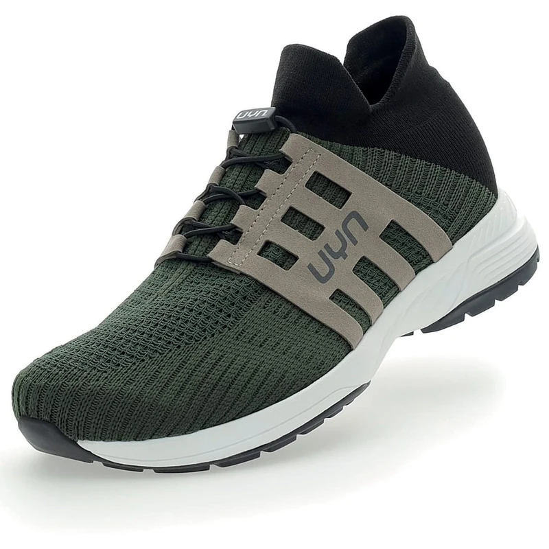 UYN Men's Nature Tune Walking Shoe, Military/Black, 10 UK