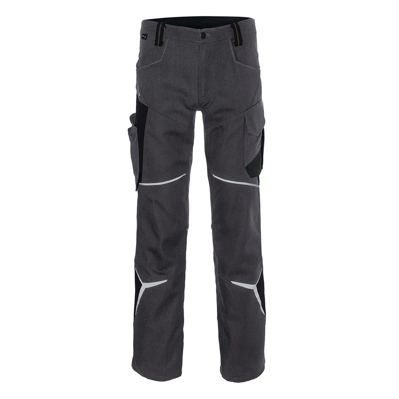 KÜBLER Workwear Women's Trousers Pants, Anthracite/Black, 28 cm
