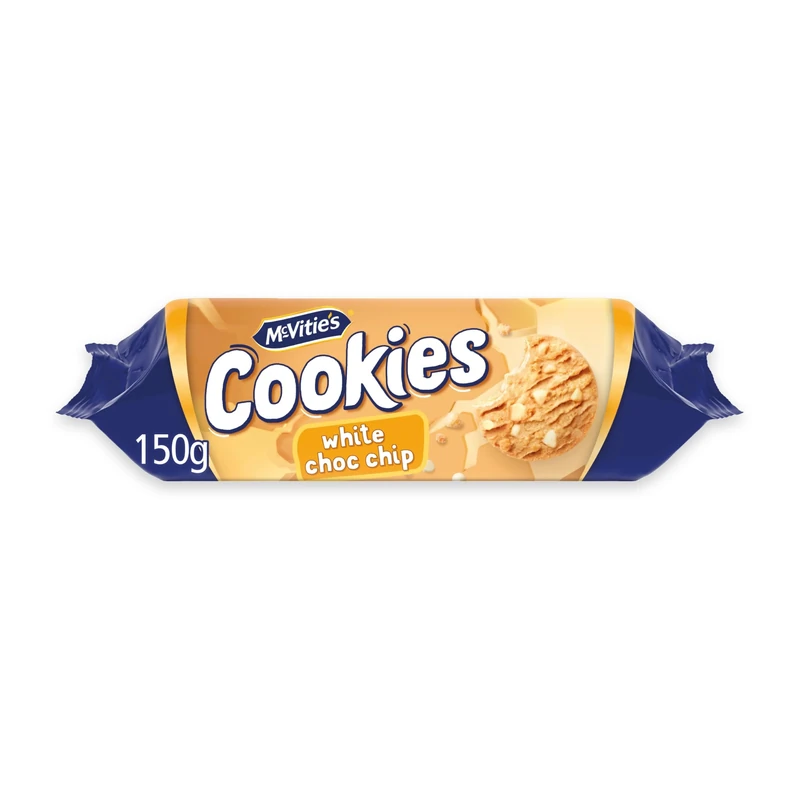 McVitie's Cookies The Chunky One, White Chocolate Chip Flavour, 150 g (Pack of 1)