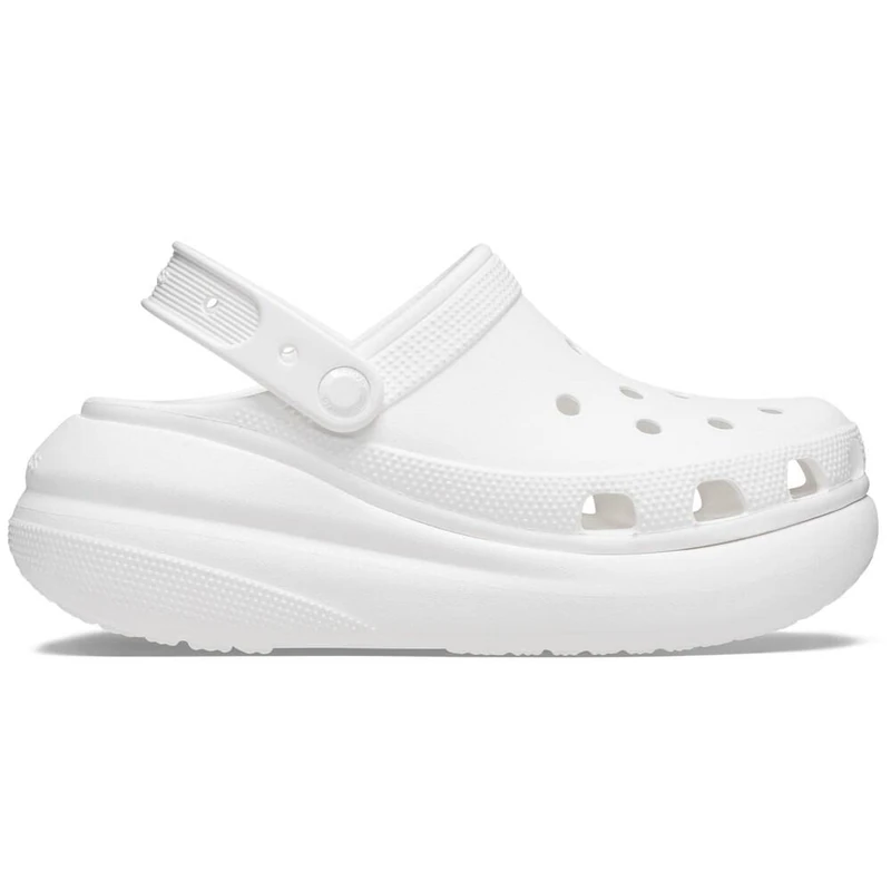 CROCS Unisex Classic Crush Clog Sabots, White Multi, 6 UK