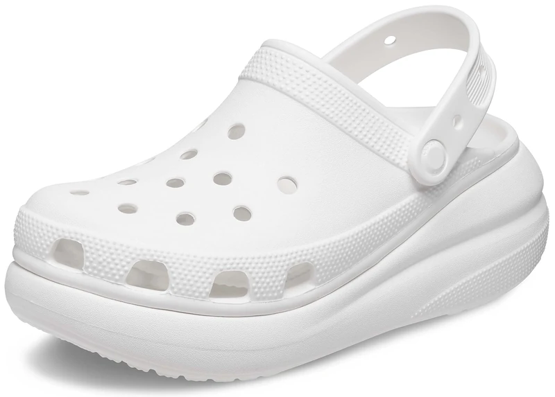 Crocs Unisex Adult, Crush Clog, White, 8 UK Men/ 9 UK Women