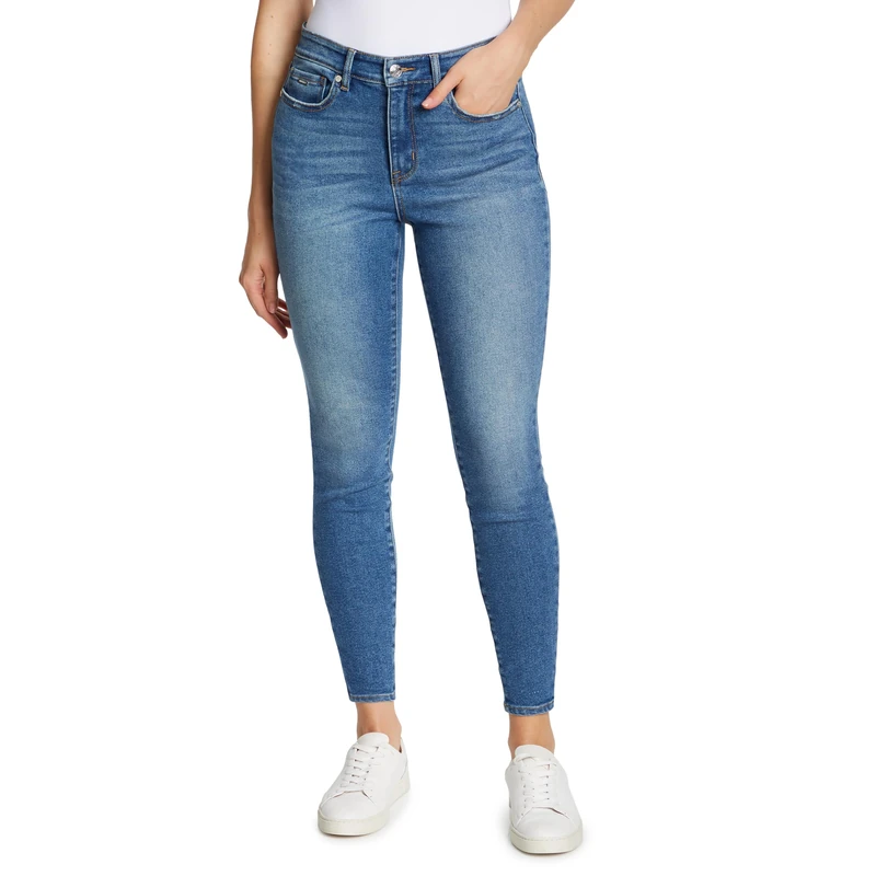 NINE WEST Women's High Rise Perfect Skinny Jean, Jules, 10