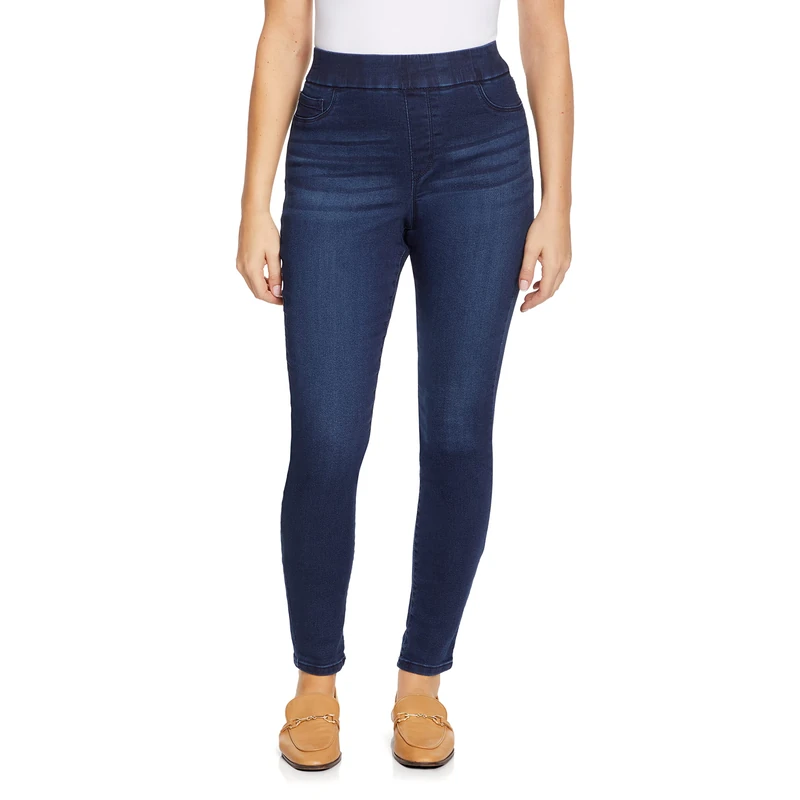 NINE WEST Women's One Step Ready Pull on Jegging Jeans, Feronia, 16 - Image 1