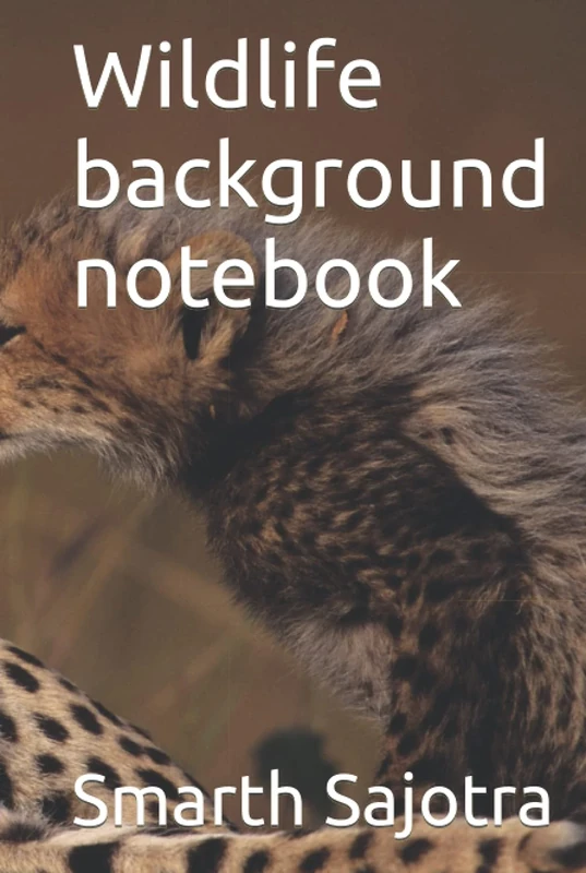 Wildlife background notebook