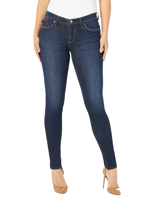 Rock & Republic Women's Denim Rx Berlin Mid Rise Skinny Jean, Doctart, 14 Short