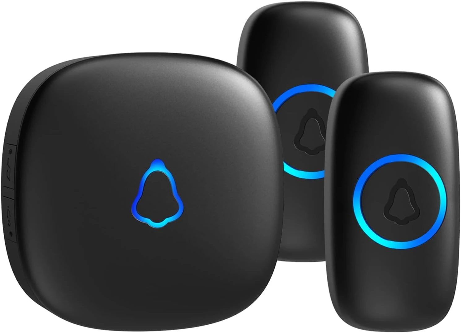 SECRUI Wireless Doorbell, Electric Cordless Door Bells Chime IP55 Waterproof Battery Operated at 1000ft Long Range with 58 Melodies 5 Volume Plug in Receiver Easy Install for Home, Front, Classroom