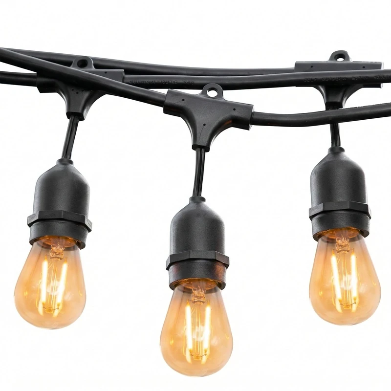 Lumisky MAFY 20 Light 20 LED E27 E27 LED String Lights Outdoor Vintage Filament Bulb Warm White 10m Super Bright
