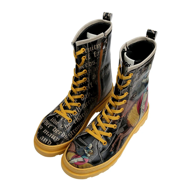 DOGO Women's Gisele Mid Calf Boot, Multicolore, 5 UK