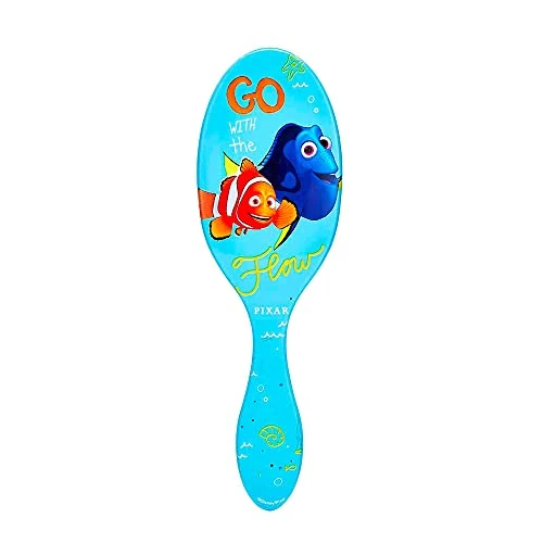 WetBrush Original Detangler Hair Brush with Ultra Soft Intelliflex Bristles to Gently Separate Knots With Ease, Does Not Rip Hair, For All Hair Types, Pixar Collection, Dory and Marlin