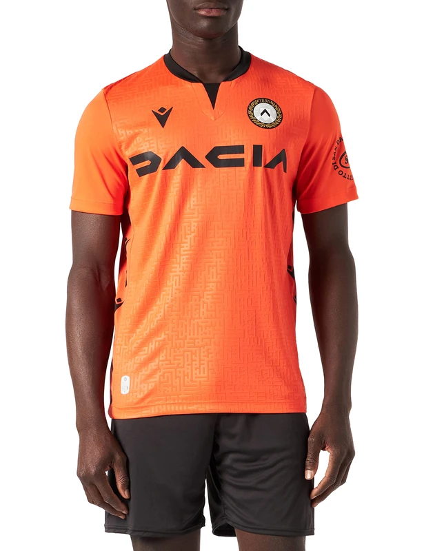 Macron Unisex_Adult Merchandising Ufficiale Udinian Football Jersey 2021/22, Orange, S