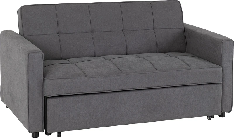 Seconique Astoria Sofa Bed in Dark Grey Fabric
