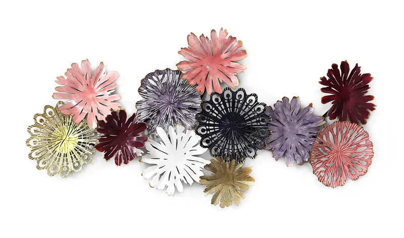 World Art Stylized Flowers and Leaves - Image 1