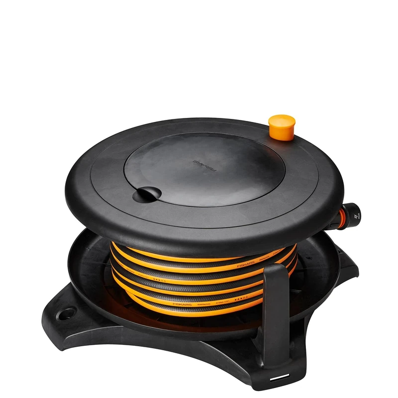 Fiskars Solid Hose Trolley Black/Orange/Blue