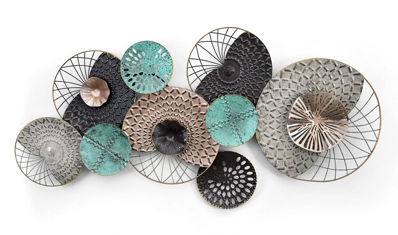 Composition of the Perforated Discs, Decorative Wall Art