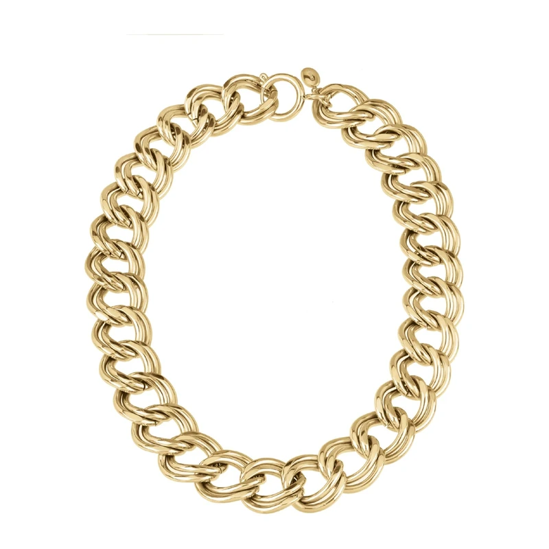 BREIL - Women's Necklace Hyper Collection TJ3043 - Women's Jewellery - Steel Necklace for Women, with Mirror Finish - Adjustable Length up to 46,5 cm