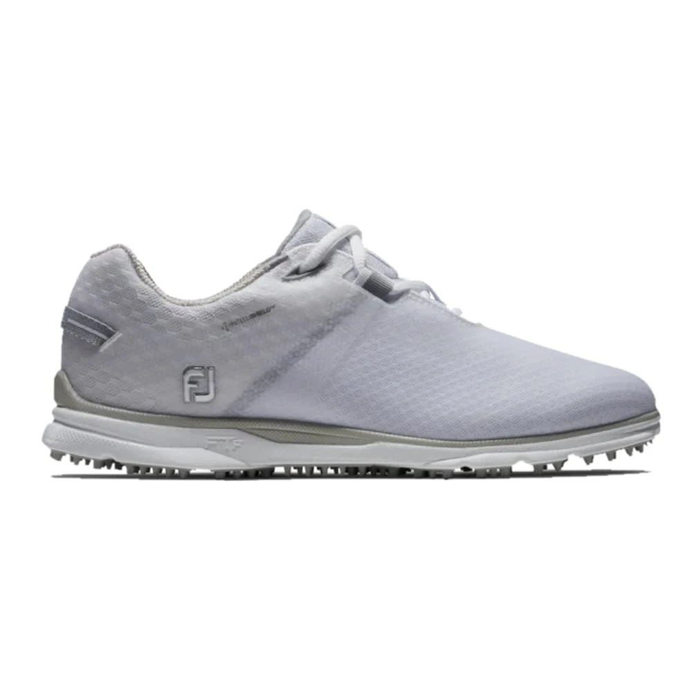 FootJoy Pro|SL Sport White/Light Grey Golf Shoe, 4