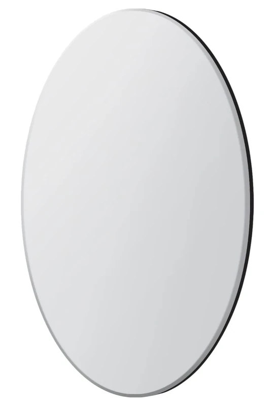 MirrorOutlet All Glass Bevelled Classic Design Round Mirror 90 x 90CM 3ft x 3ft Frameless YC128