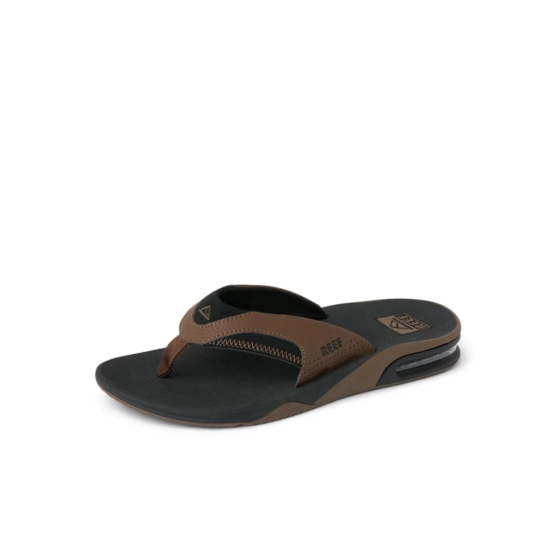Reef Mens Sandals, Fanning, Black And Tan, UK 14