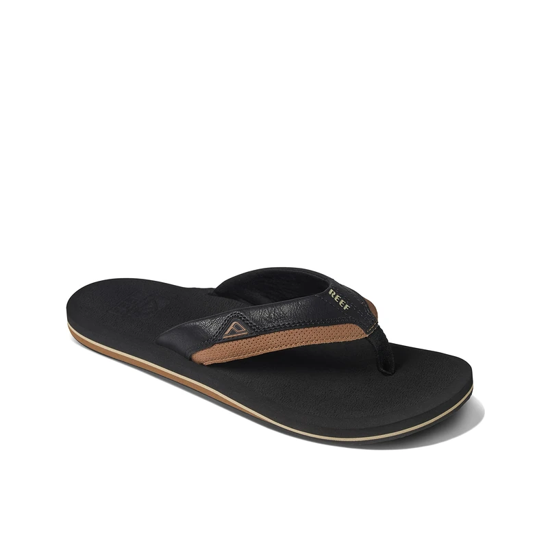 Reef Mens Sandals, Cushion Dawn, Black/Tan, UK 11